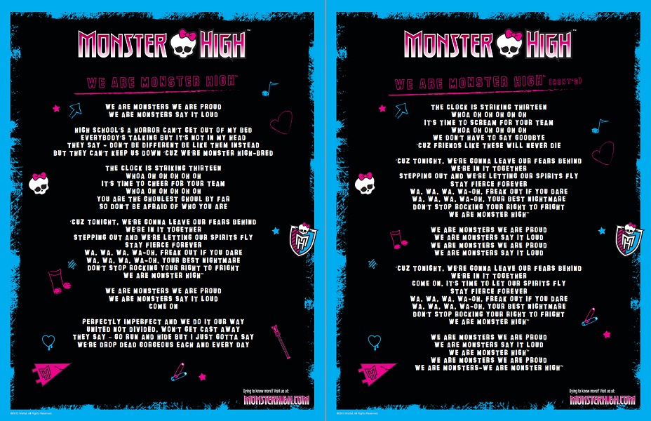 We Are Monster High Song Monster High Wiki Fandom