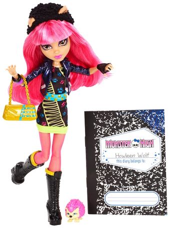 monster high doll pink hair