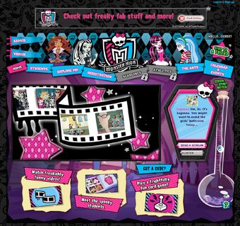 Monster High Website Monster High Wiki Fandom