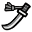 Long Sword Icon White