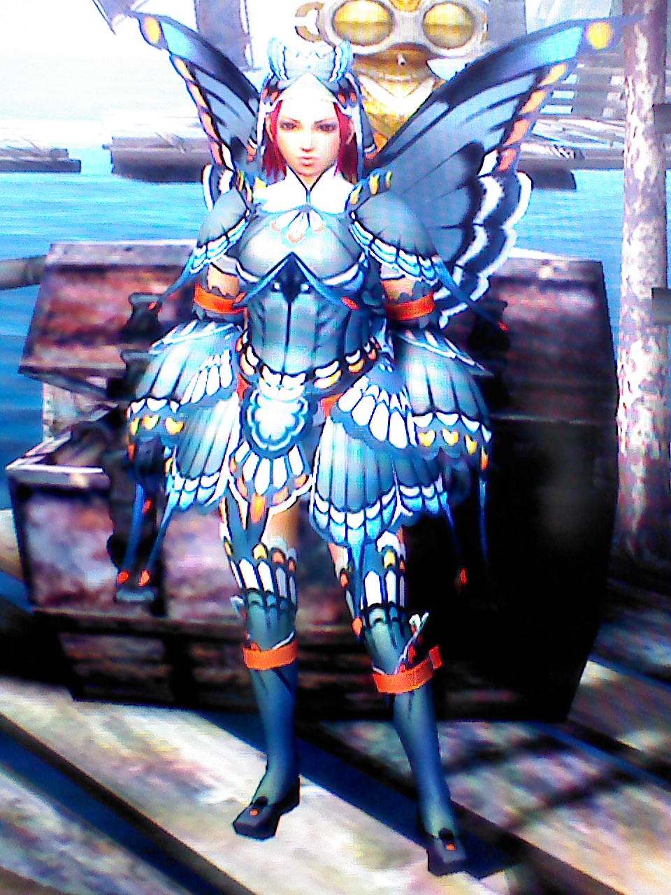 Rhopessa Armor (Blademaster) (MH3U) Monster Hunter Wiki