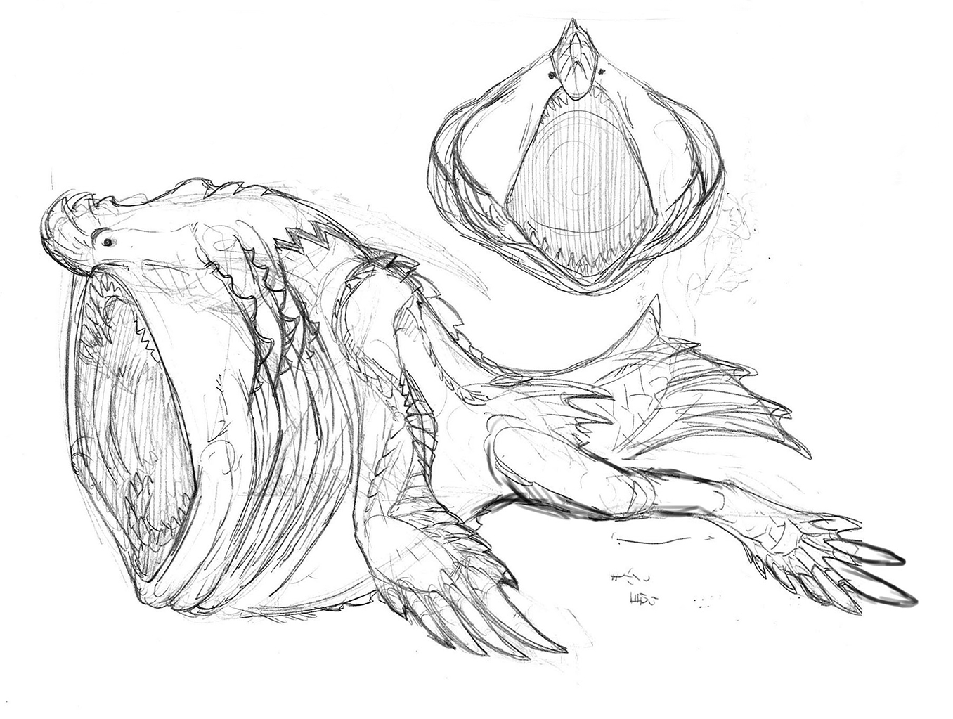 Image MH4UZamtrios Concept Art 004jpg Monster Hunter