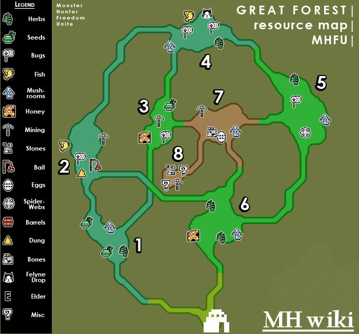 The Forest Map Weapon Locations