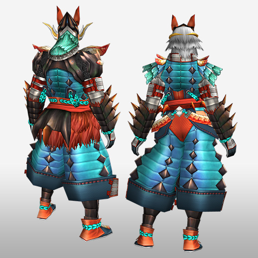 Image Frontiergen Inari G Armor Blademaster Back Render Monster Hunter Wiki Fandom 2618