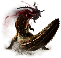 MH4-Savage Deviljho and Great Jaggi Render 001
