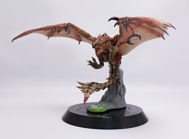capcom monster hunter world rathalos figure builder creator's model statue
