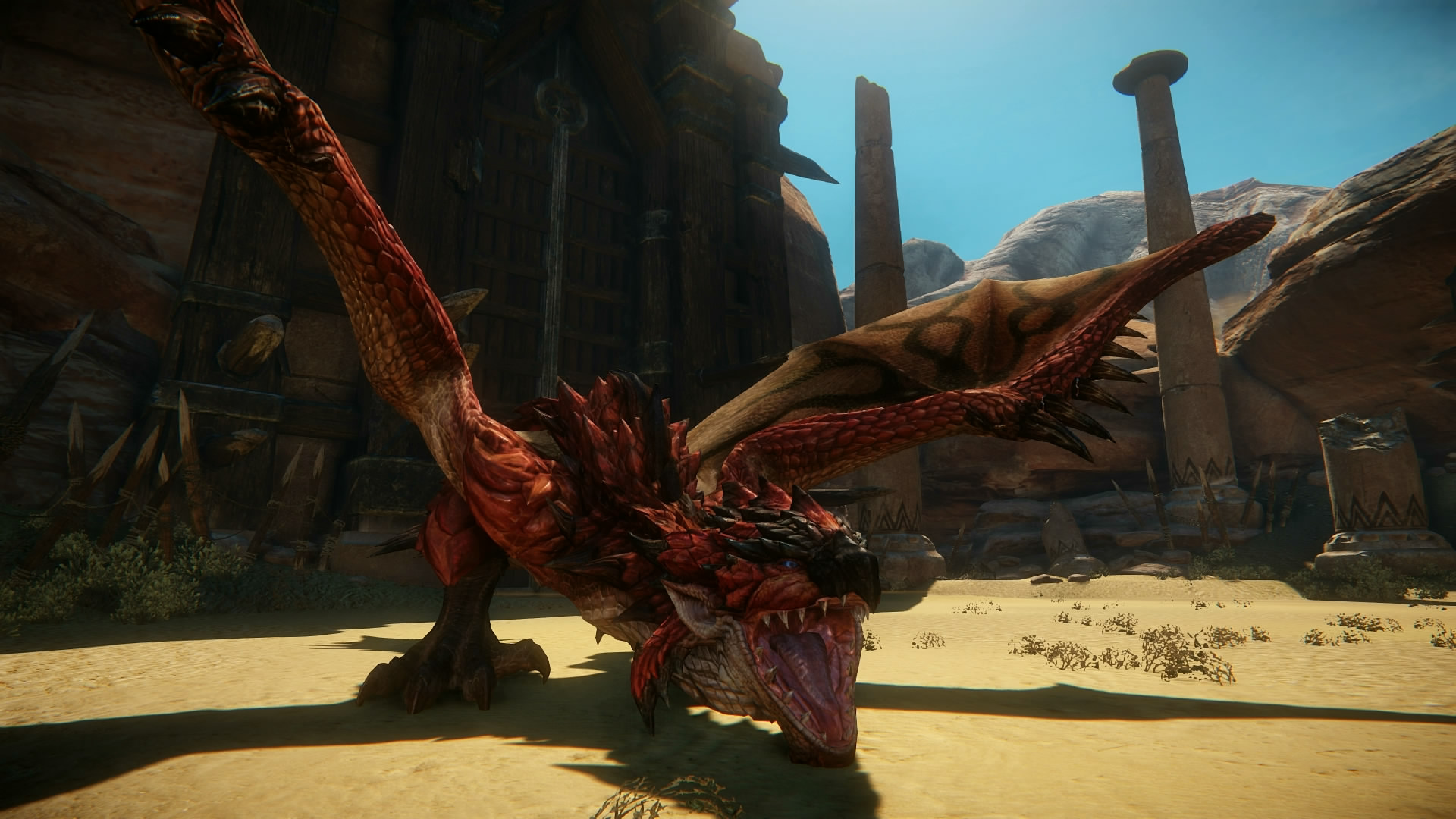 Image MHO Rathalos Screenshot 007 Jpg Monster Hunter Wiki FANDOM   Latest