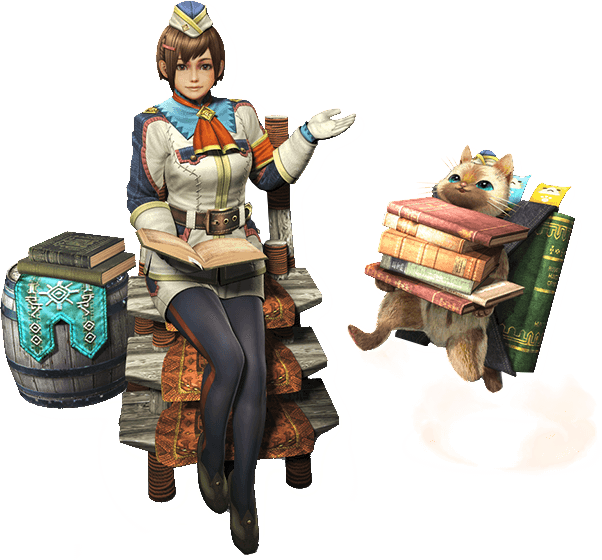 Guild Receptionist As Wife Image - MHGen-Bherna Guild Receptionist Render 001.png | Monster Hunter