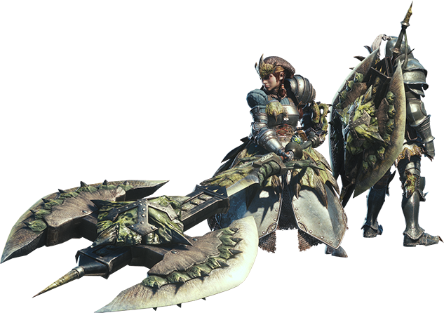 Image - MHW-Charge Blade Equipment Render 001.png ...