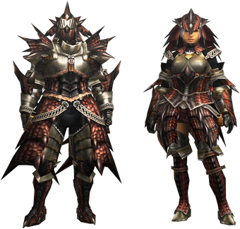 Ex Rathalos Armor Blademaster Mhgen Monster Hunter Wiki Fandom