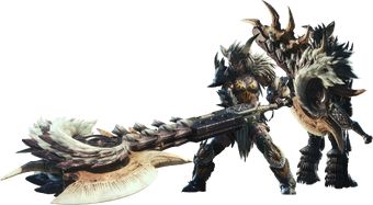 Resultado de imagen de Hacha Espada mhw