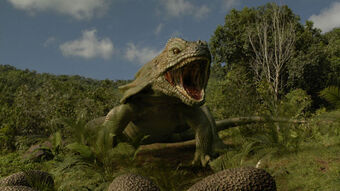 Giant Lizard Journey 2 The Mysterious Island Monster Moviepedia Fandom