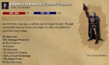 Emperor Haemon II undead emperor