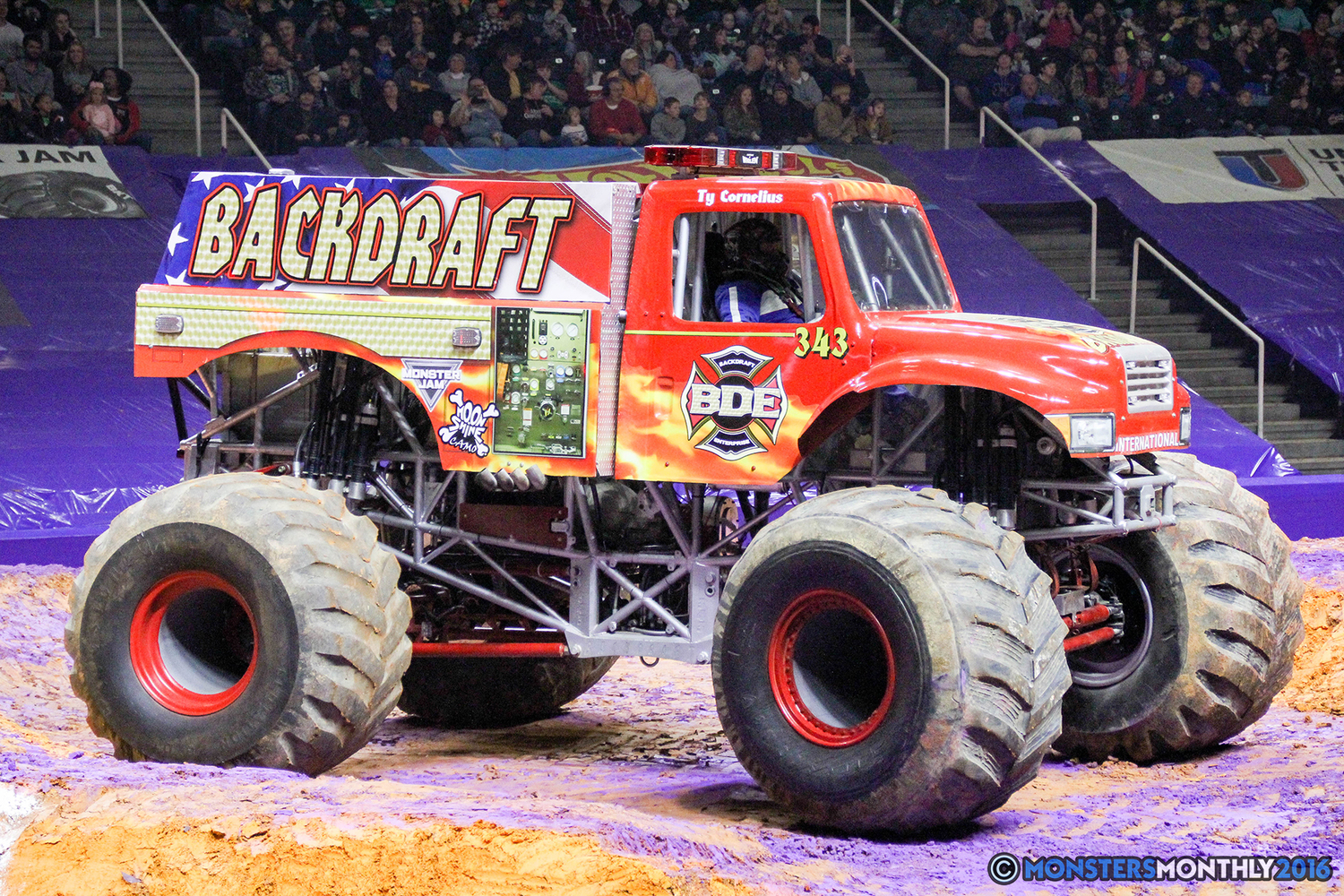 backdraft monster truck toy