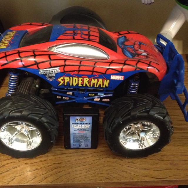 spiderman remote control monster truck