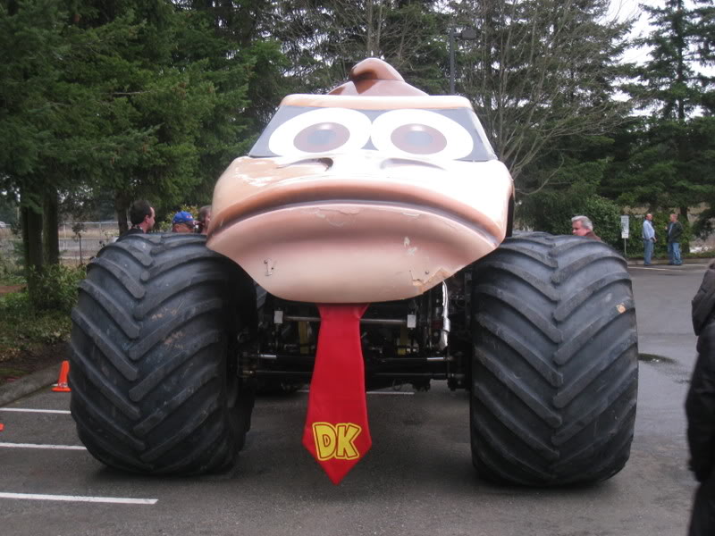 donkey kong monster truck