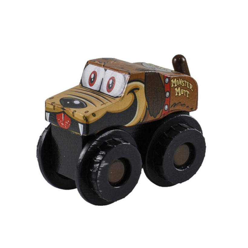 Image - Monster-jam-truckin'-pals-wooden-vehicles-monster-mutt
