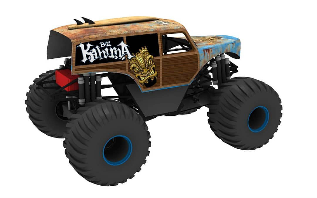 big kahuna monster truck toy