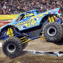 backwards bob monster truck toy
