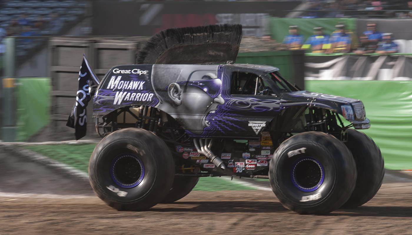 mohawk monster truck toy