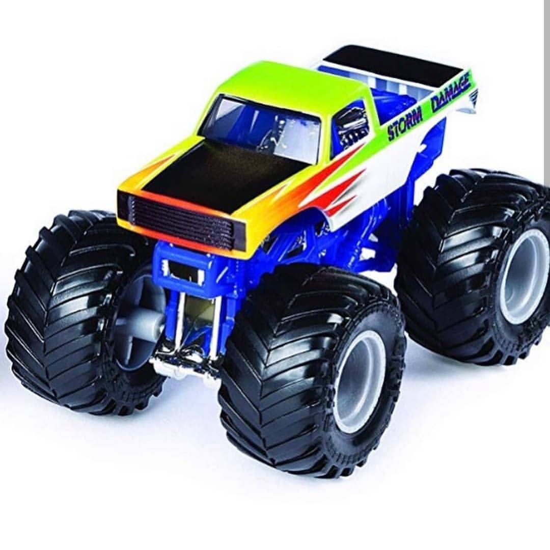 storm damage monster truck toy