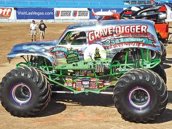 monster jam 25th anniversary truck