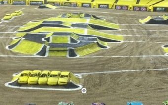 monster truck track set