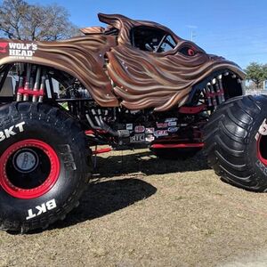 wolf's head monster truck toy