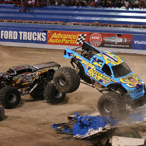 backwards bob monster truck toy