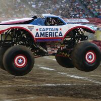 captain america monster truck toy