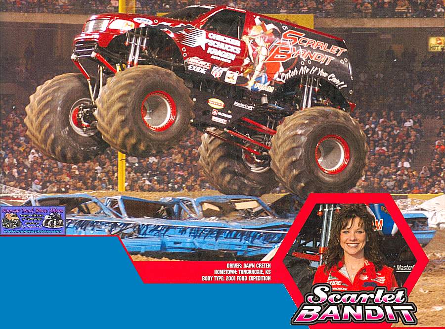 scarlet bandit monster truck toy