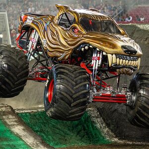 wolf's head monster truck toy