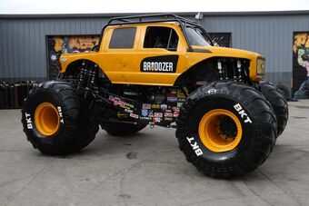 brodozer monster truck hot wheels