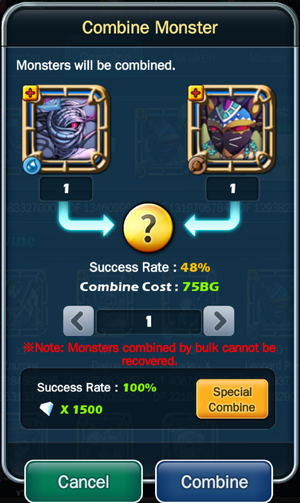 Combine Screen