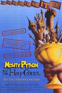 Monty python and the holy grail 2001 release movie poster