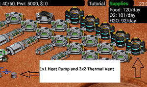 MoonBase Inc Heat Pump and Thermal Vent