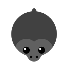 Przezroczysty goryl