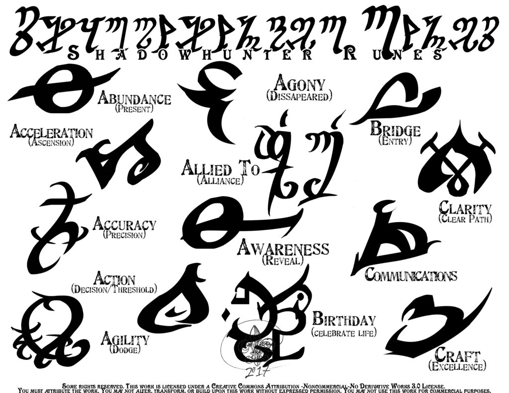Shadowhunters Runes Shadowhunters Runes