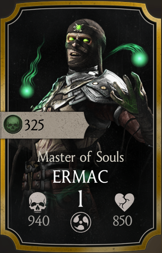 Ermac/Master of Souls Mortal Kombat X Mobile Wikia FANDOM powered