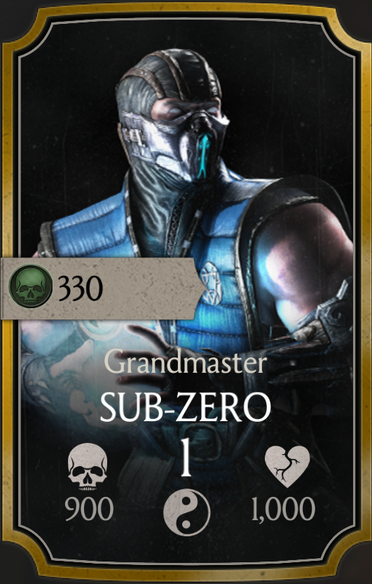 Sub-Zero/Grandmaster | Mortal Kombat X Mobile Wikia | FANDOM powered by ...