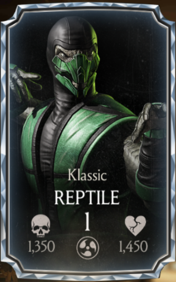 Reptile/Klassic | Mortal Kombat Mobile Wikia | Fandom