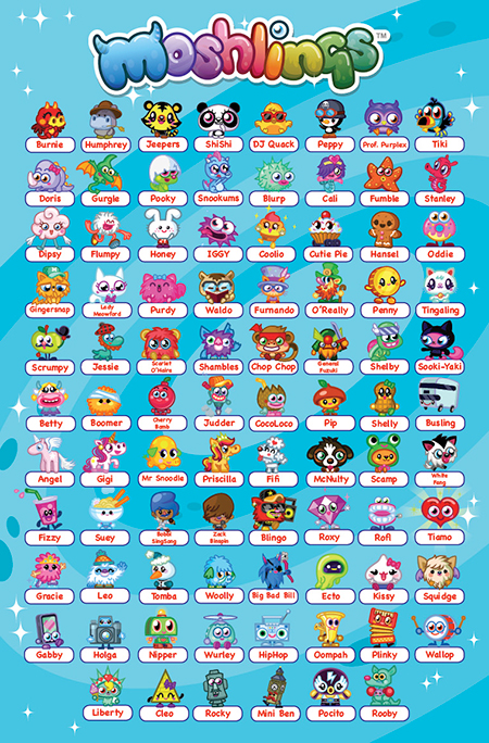 Moshi Monsters List Moshi Monsters List
