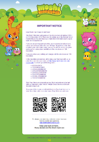Moshi Monsters Closing Date