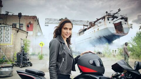Actress Gal Gadot on riding motorcycle ...
