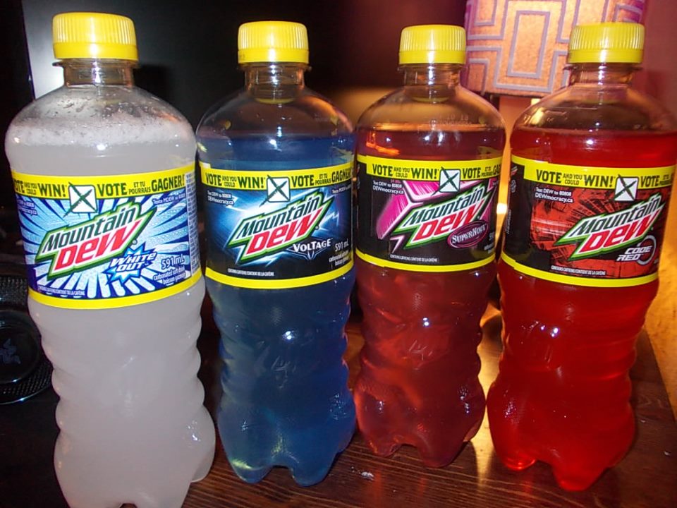 all mt dew flavors