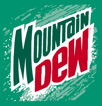 mountain dew can logo history social media la