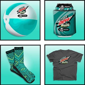 mountain dew baja blast shirt