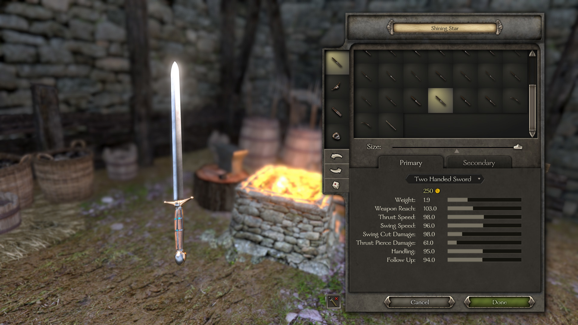 mount and blade fire and sword finding weapons you crafted