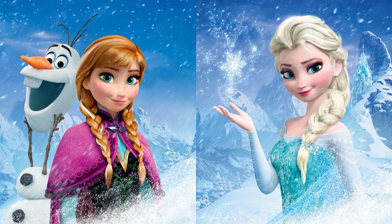 Snowman Elsa and Anna