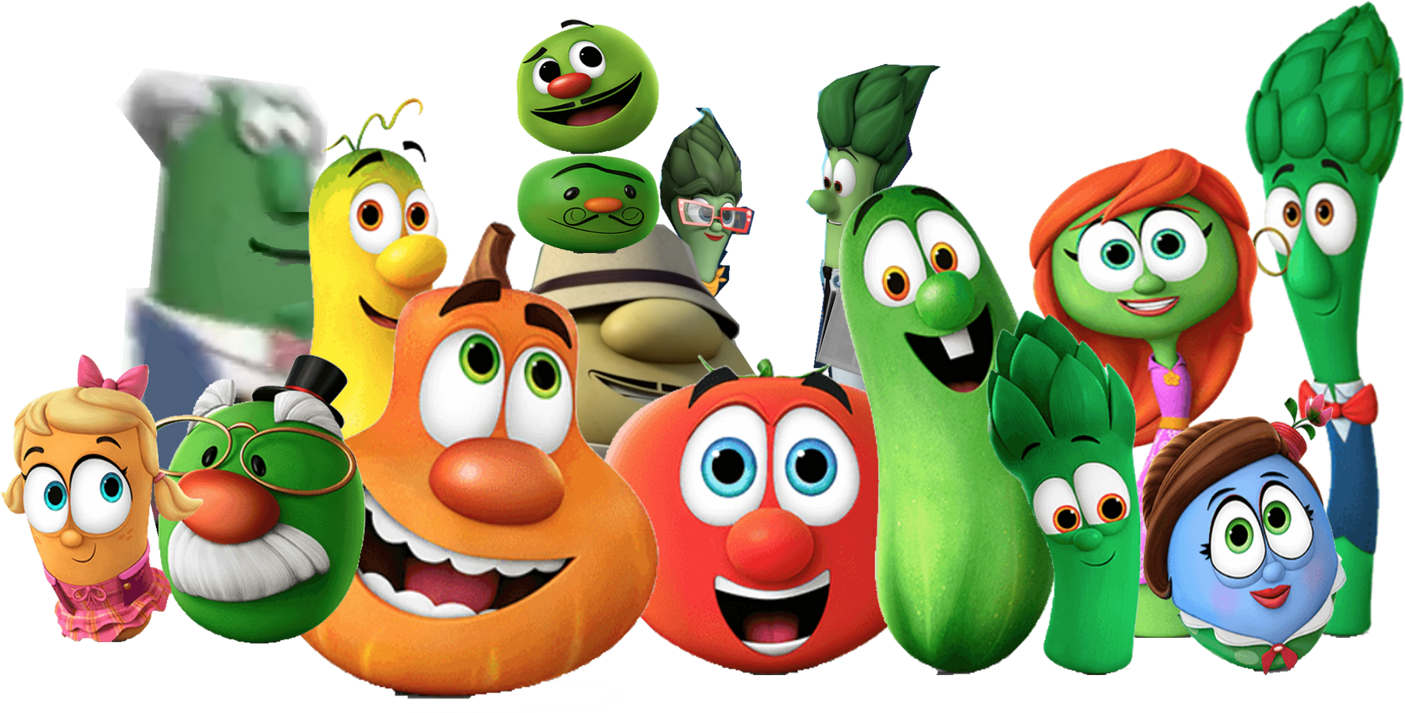 Veggietales Bob And Larry Veggietales Mario Character - vrogue.co